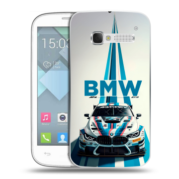Пластиковый чехол на Alcatel One Touch Pop C5 с принтом БМВ BMW Пластиковый чехол на Alcatel One Touch Pop C5 с принтом БМВ BMW