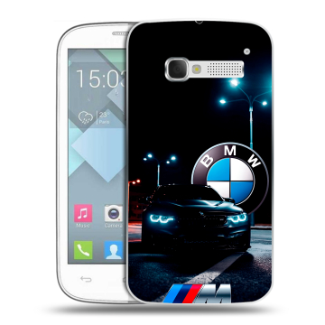 Пластиковый чехол на Alcatel One Touch Pop C5 с принтом БМВ BMW Пластиковый чехол на Alcatel One Touch Pop C5 с принтом БМВ BMW