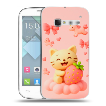 Пластиковый чехол на Alcatel One Touch Pop C5 с принтом для девочек Пластиковый чехол на Alcatel One Touch Pop C5 с принтом для девочек