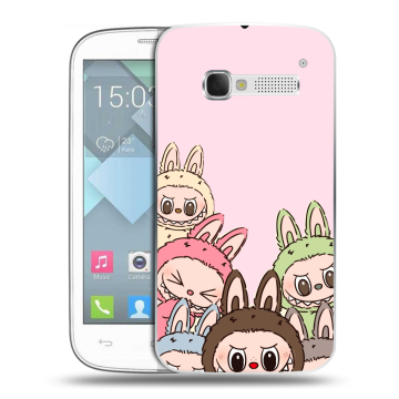 Пластиковый чехол на Alcatel One Touch Pop C5 с принтом Лабубу Пластиковый чехол на Alcatel One Touch Pop C5 с принтом Лабубу