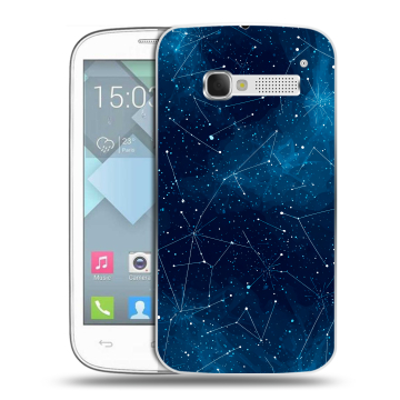 Пластиковый чехол на Alcatel One Touch Pop C5 с принтом Космос звезды Пластиковый чехол на Alcatel One Touch Pop C5 с принтом Космос звезды