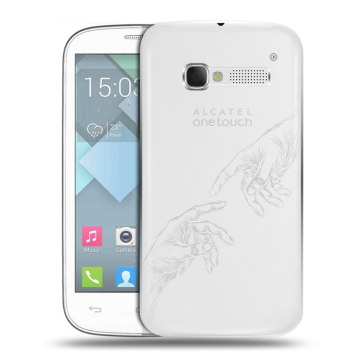 Пластиковый чехол на Alcatel One Touch Pop C5 с принтом Сотворение мира Пластиковый чехол на Alcatel One Touch Pop C5 с принтом Сотворение мира