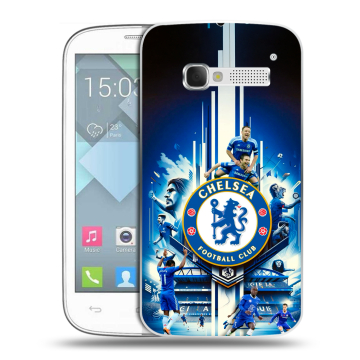 Пластиковый чехол на Alcatel One Touch Pop C5 с принтом Chelsea Челси