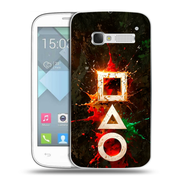 Пластиковый чехол на Alcatel One Touch Pop C5 с принтом Squid Game Игра кальмара Пластиковый чехол на Alcatel One Touch Pop C5 с принтом Squid Game Игра кальмара