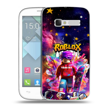 Пластиковый чехол на Alcatel One Touch Pop C5 с принтом Roblox Роблокс Пластиковый чехол на Alcatel One Touch Pop C5 с принтом Roblox Роблокс