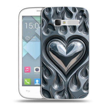 Пластиковый чехол на Alcatel One Touch Pop C5 с принтом Y2K