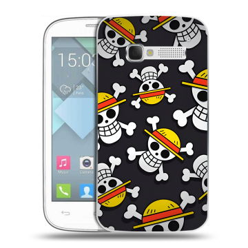 Пластиковый чехол на Alcatel One Touch Pop C5 с принтом One Piece Ван Пис