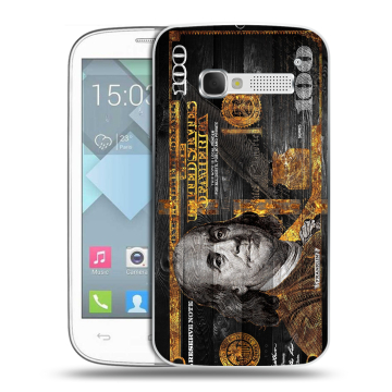 Пластиковый чехол на Alcatel One Touch Pop C5 с принтом Доллар деньги Пластиковый чехол на Alcatel One Touch Pop C5 с принтом Доллар деньги