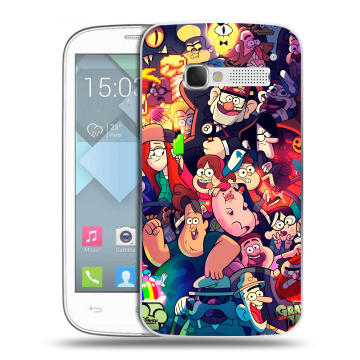 Пластиковый чехол на Alcatel One Touch Pop C5 с принтом Gravity Falls Гравити Фолз Пластиковый чехол на Alcatel One Touch Pop C5 с принтом Gravity Falls Гравити Фолз