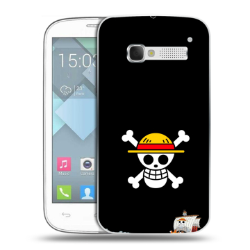 Пластиковый чехол на Alcatel One Touch Pop C5 с принтом One Piece Ван Пис