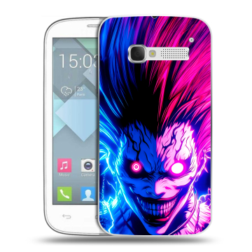 Пластиковый чехол на Alcatel One Touch Pop C5 с принтом Death note Тетрадь смерти
