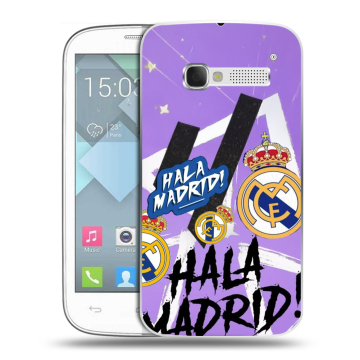 Пластиковый чехол на Alcatel One Touch Pop C5 с принтом Real Madrid Реал Мадрид
