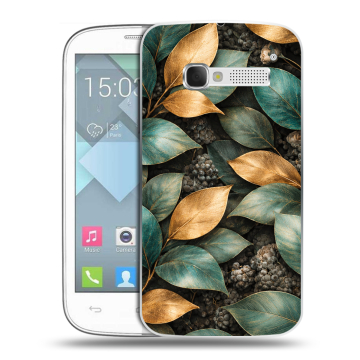 Пластиковый чехол на Alcatel One Touch Pop C5 с принтом женский