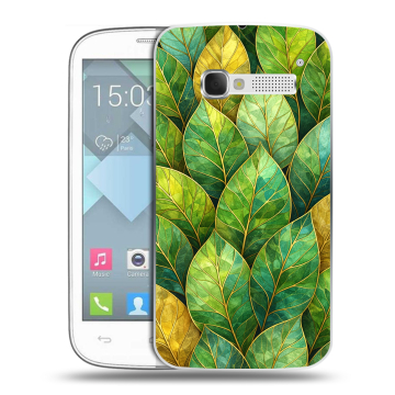 Пластиковый чехол на Alcatel One Touch Pop C5 с принтом женский Пластиковый чехол на Alcatel One Touch Pop C5 с принтом женский