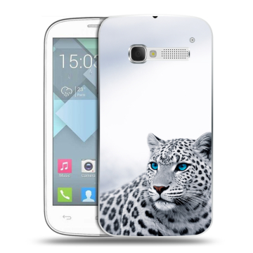 Пластиковый чехол на Alcatel One Touch Pop C5 с принтом женский Пластиковый чехол на Alcatel One Touch Pop C5 с принтом женский