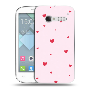 Пластиковый чехол на Alcatel One Touch Pop C5 с принтом для девочек Пластиковый чехол на Alcatel One Touch Pop C5 с принтом для девочек