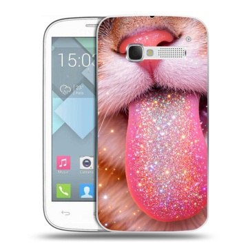 Пластиковый чехол на Alcatel One Touch Pop C5 с принтом для девочек Пластиковый чехол на Alcatel One Touch Pop C5 с принтом для девочек