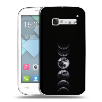 Пластиковый чехол на Alcatel One Touch Pop C5 с принтом женский Пластиковый чехол на Alcatel One Touch Pop C5 с принтом женский