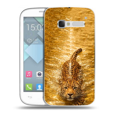 Пластиковый чехол на Alcatel One Touch Pop C5 с принтом женский Пластиковый чехол на Alcatel One Touch Pop C5 с принтом женский