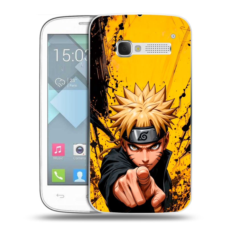 Пластиковый чехол на Alcatel One Touch Pop C5 с принтом Naruto Наруто Пластиковый чехол на Alcatel One Touch Pop C5 с принтом Naruto Наруто