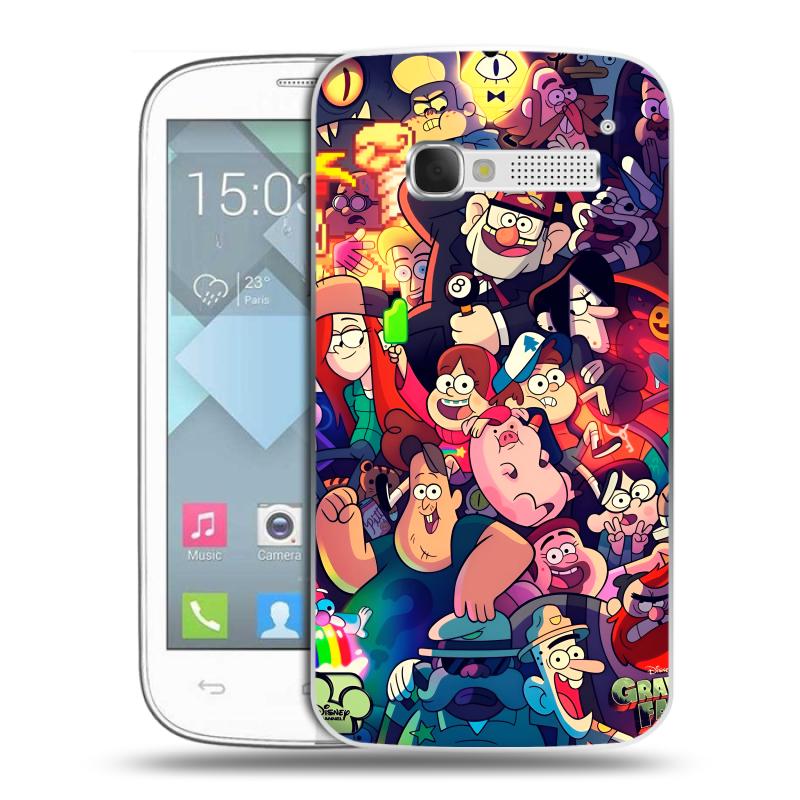Пластиковый чехол на Alcatel One Touch Pop C5 с принтом Gravity Falls Гравити Фолз Пластиковый чехол на Alcatel One Touch Pop C5 с принтом Gravity Falls Гравити Фолз