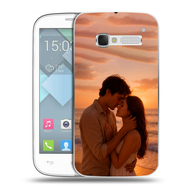 Пластиковый чехол на Alcatel One Touch Pop C5 с принтом Пользовательский 2 Пластиковый чехол на Alcatel One Touch Pop C5 с принтом Пользовательский 2