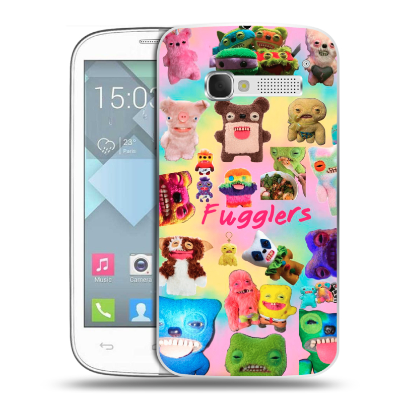 Пластиковый чехол на Alcatel One Touch Pop C5 с принтом Флагер Fuggler Пластиковый чехол на Alcatel One Touch Pop C5 с принтом Флагер Fuggler