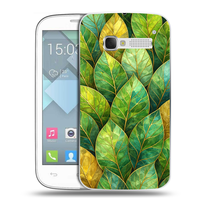 Пластиковый чехол на Alcatel One Touch Pop C5 с принтом женский Пластиковый чехол на Alcatel One Touch Pop C5 с принтом женский