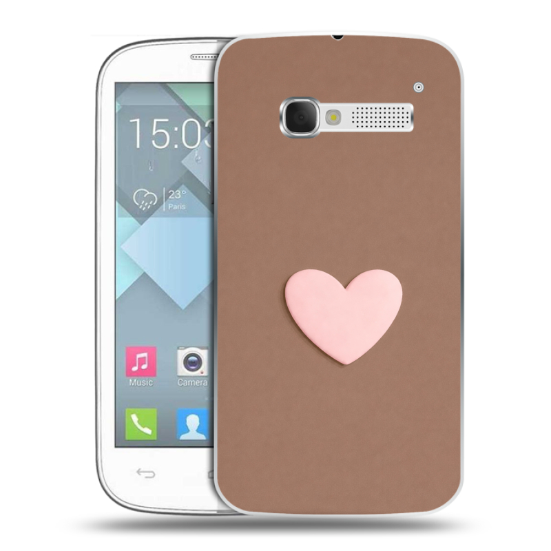 Пластиковый чехол на Alcatel One Touch Pop C5 с принтом женский Пластиковый чехол на Alcatel One Touch Pop C5 с принтом женский