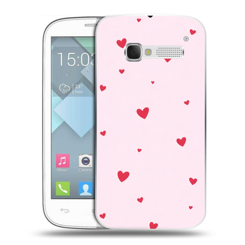 Пластиковый чехол на Alcatel One Touch Pop C5 с принтом для девочек Пластиковый чехол на Alcatel One Touch Pop C5 с принтом для девочек