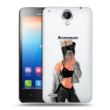 Пластиковый чехол на Lenovo S890 IdeaPhone с принтом Женские принты