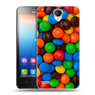 Пластиковый чехол на Lenovo S890 IdeaPhone с принтом Конфеты