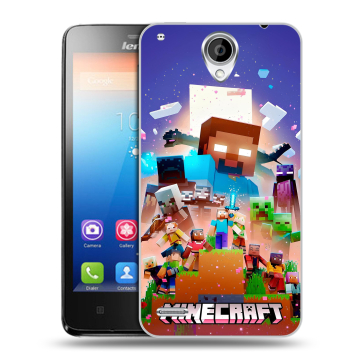 Пластиковый чехол на Lenovo S890 с принтом Майнкрафт Minecraft Пластиковый чехол на Lenovo S890 с принтом Майнкрафт Minecraft