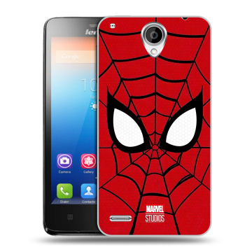 Пластиковый чехол на Lenovo S890 с принтом человек паук spiderman Пластиковый чехол на Lenovo S890 с принтом человек паук spiderman