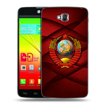 Силиконовый чехол на LG G Pro Lite Dual с принтом Герб СССР