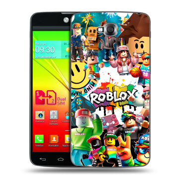 Силиконовый чехол на LG G Pro Lite Dual с принтом Roblox Роблокс Силиконовый чехол на LG G Pro Lite Dual с принтом Roblox Роблокс