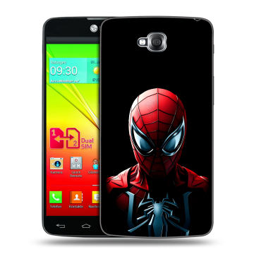 Силиконовый чехол на LG G Pro Lite Dual с принтом Spiderman Человек паук Силиконовый чехол на LG G Pro Lite Dual с принтом Spiderman Человек паук