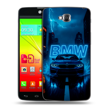 Силиконовый чехол на LG G Pro Lite Dual с принтом BMW БМВ