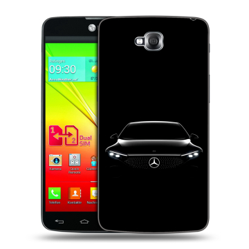 Силиконовый чехол на LG G Pro Lite Dual с принтом Mercedes Мерседес