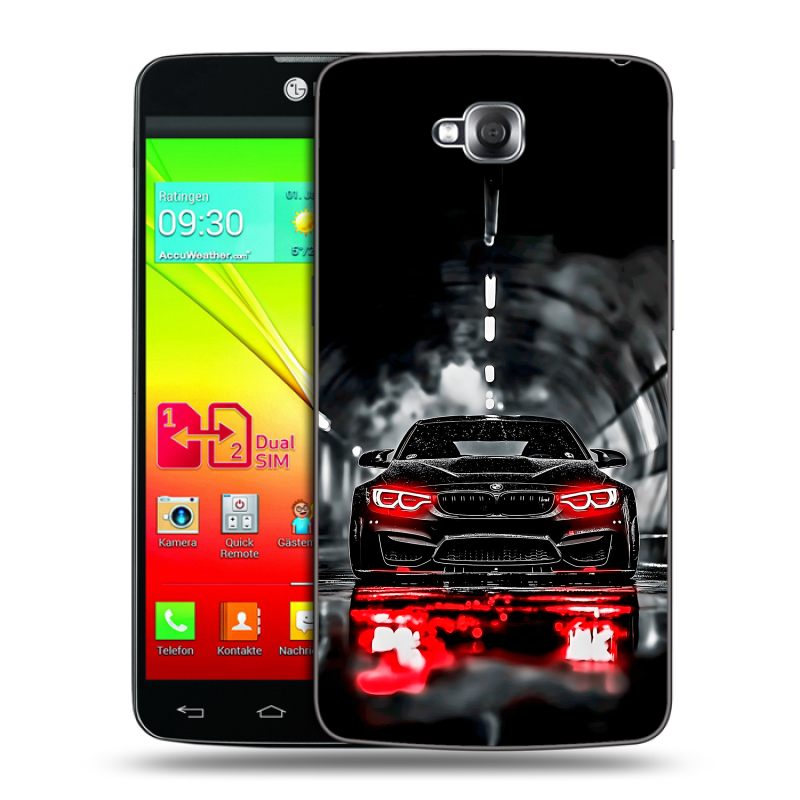 Силиконовый чехол на LG G Pro Lite Dual с принтом BMW БМВ Силиконовый чехол на LG G Pro Lite Dual с принтом BMW БМВ