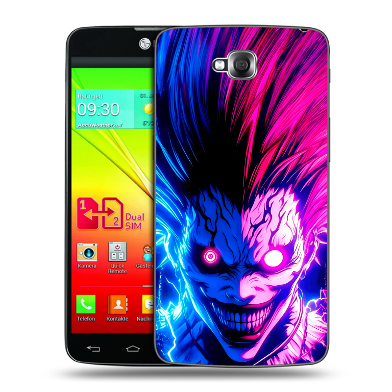 Силиконовый чехол на LG G Pro Lite Dual с принтом Death note Тетрадь смерти Силиконовый чехол на LG G Pro Lite Dual с принтом Death note Тетрадь смерти