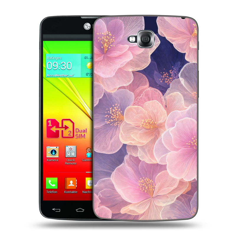Силиконовый чехол на LG G Pro Lite Dual с принтом женский Силиконовый чехол на LG G Pro Lite Dual с принтом женский