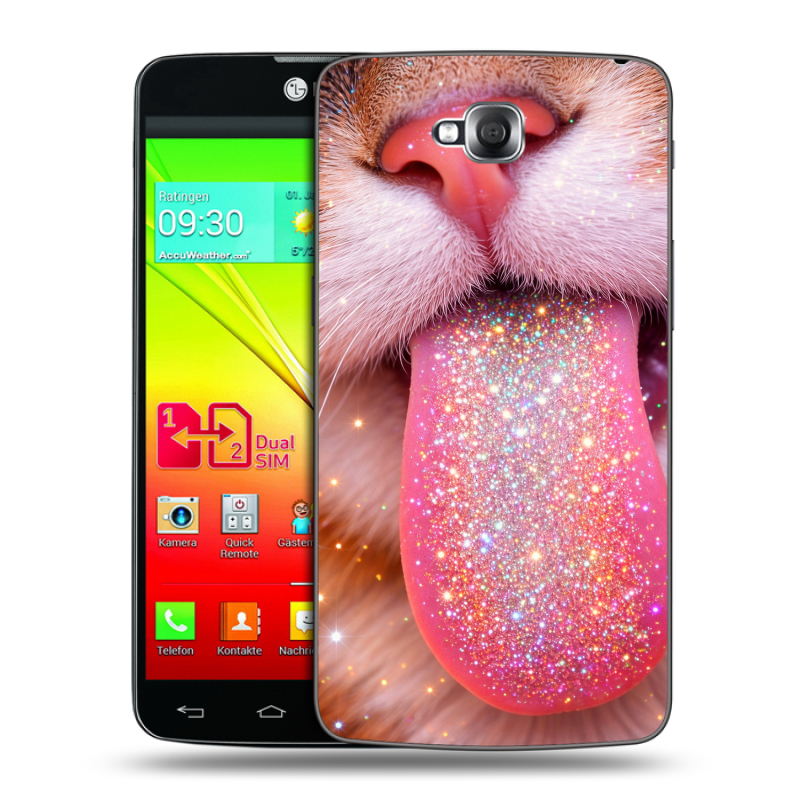 Силиконовый чехол на LG G Pro Lite Dual с принтом для девочек Силиконовый чехол на LG G Pro Lite Dual с принтом для девочек