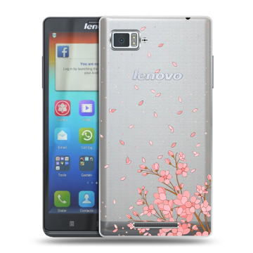 Пластиковый чехол на Lenovo Vibe Z с принтом Ветка сакуры