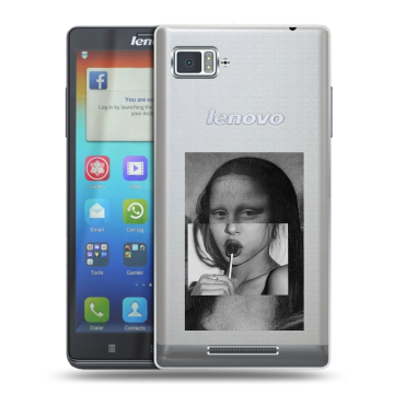 Пластиковый чехол на Lenovo Vibe Z с принтом Мона Лиза