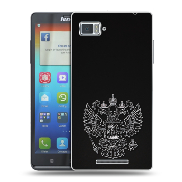 Пластиковый чехол на Lenovo Vibe Z с принтом Герб России