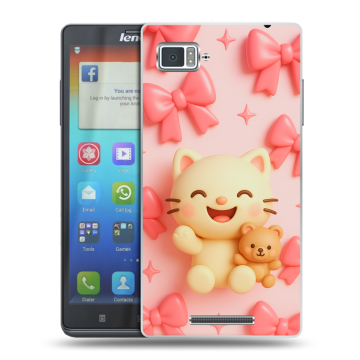 Пластиковый чехол на Lenovo Vibe Z с принтом для девочек