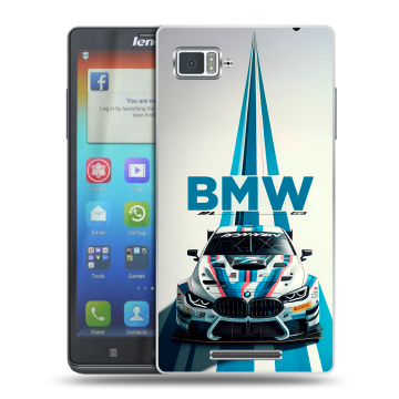 Пластиковый чехол на Lenovo Vibe Z с принтом БМВ BMW