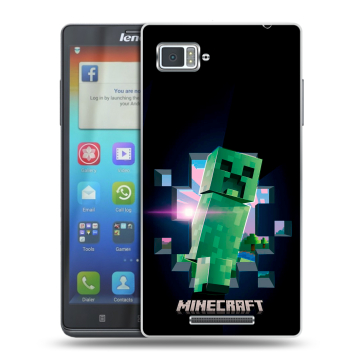 Пластиковый чехол на Lenovo Vibe Z с принтом Майнкрафт Minecraft