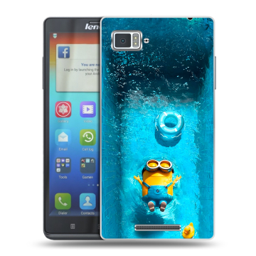 Пластиковый чехол на Lenovo Vibe Z с принтом Миньоны Пластиковый чехол на Lenovo Vibe Z с принтом Миньоны